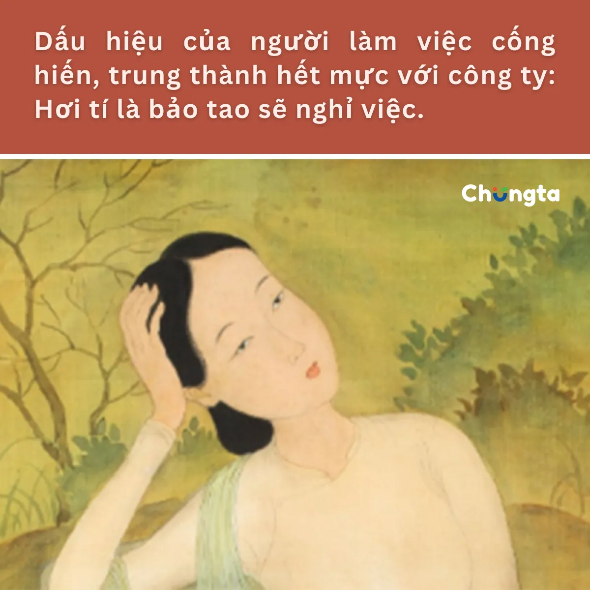 Dấu hiệu người cống hiến của công ty.