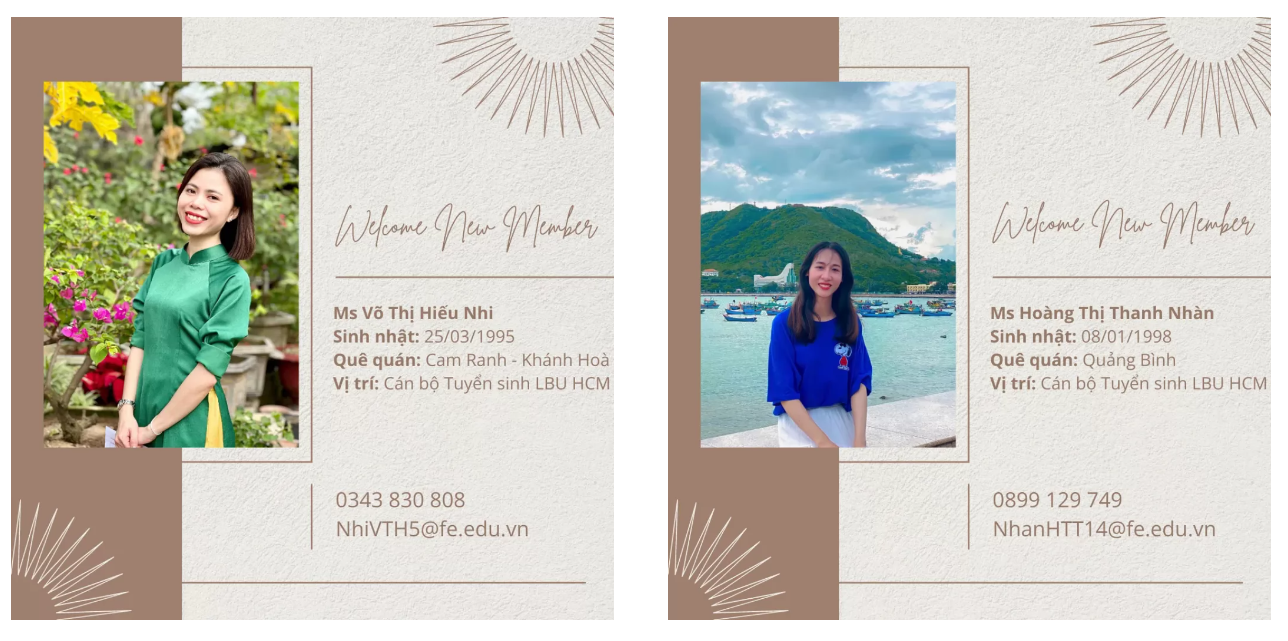 FSB Hồ Chí Minh welcome thành viên mới LBU.