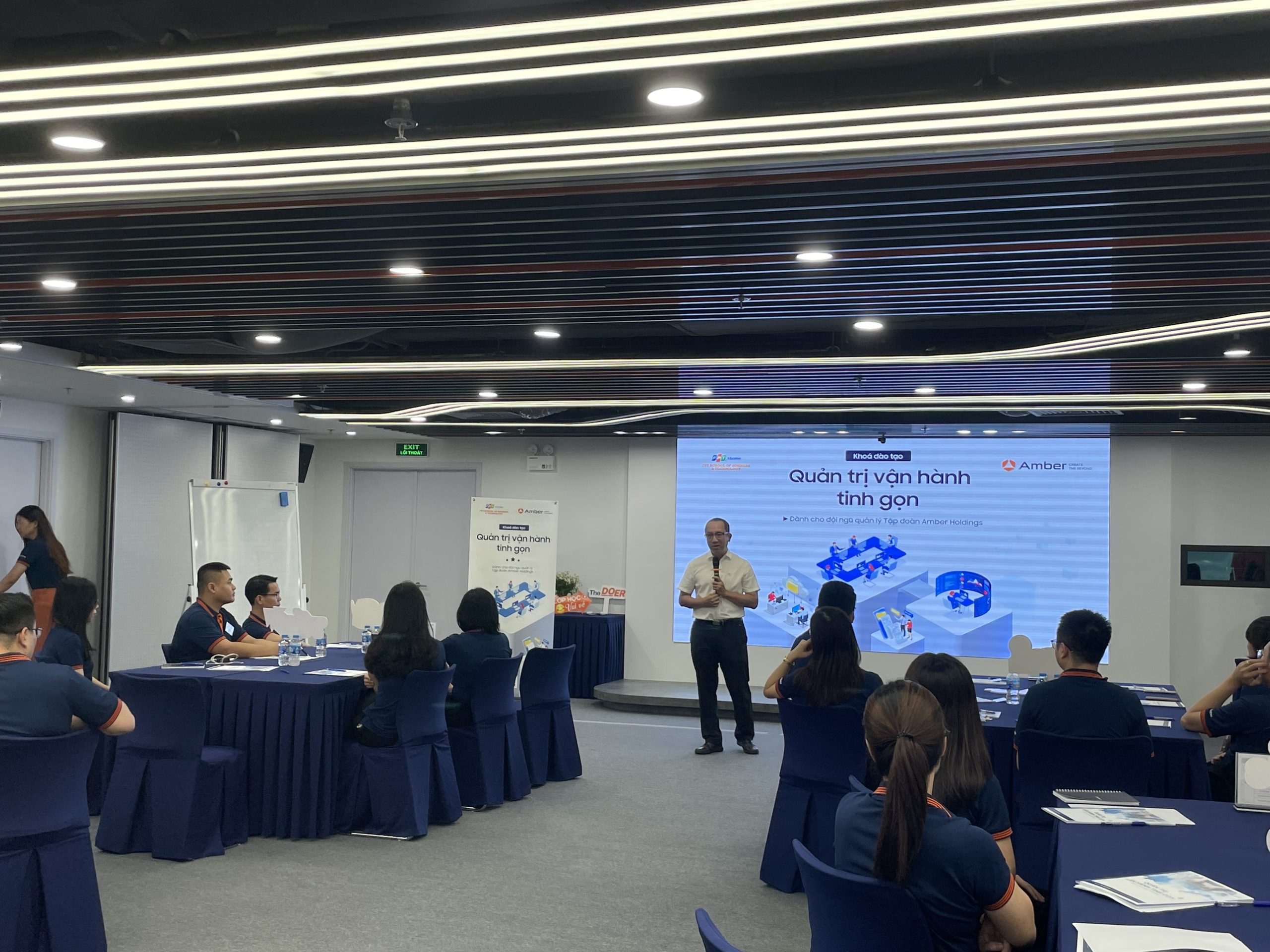 Khai giảng lớp “Quản trị vận hành tinh gọn” dành cho Tập đoàn Amber Holdings