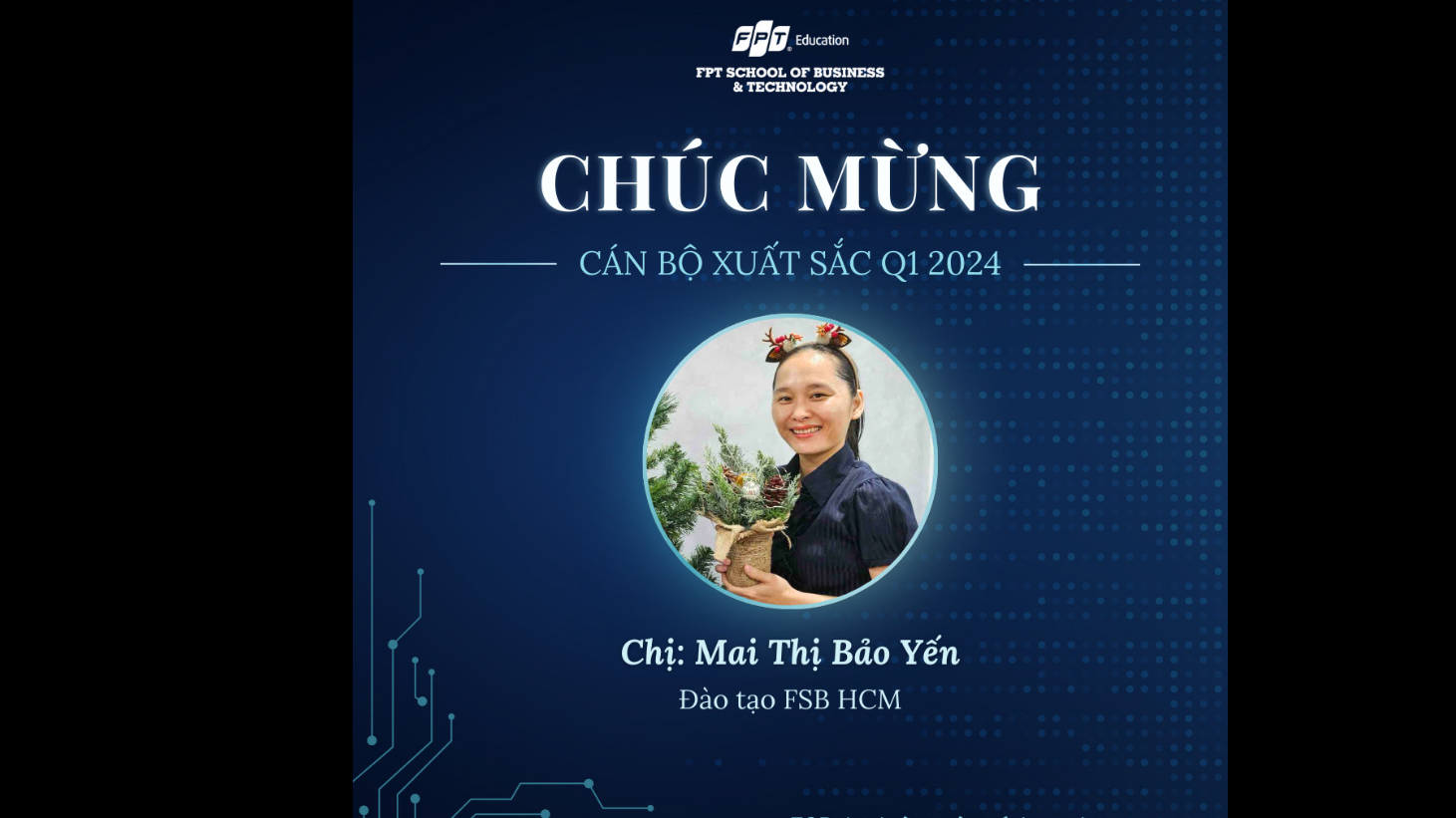 [Top13Q1.2024] Mai Thị Bảo Yến: Luôn cảm thấy không hề đơn độc trong tổ chức