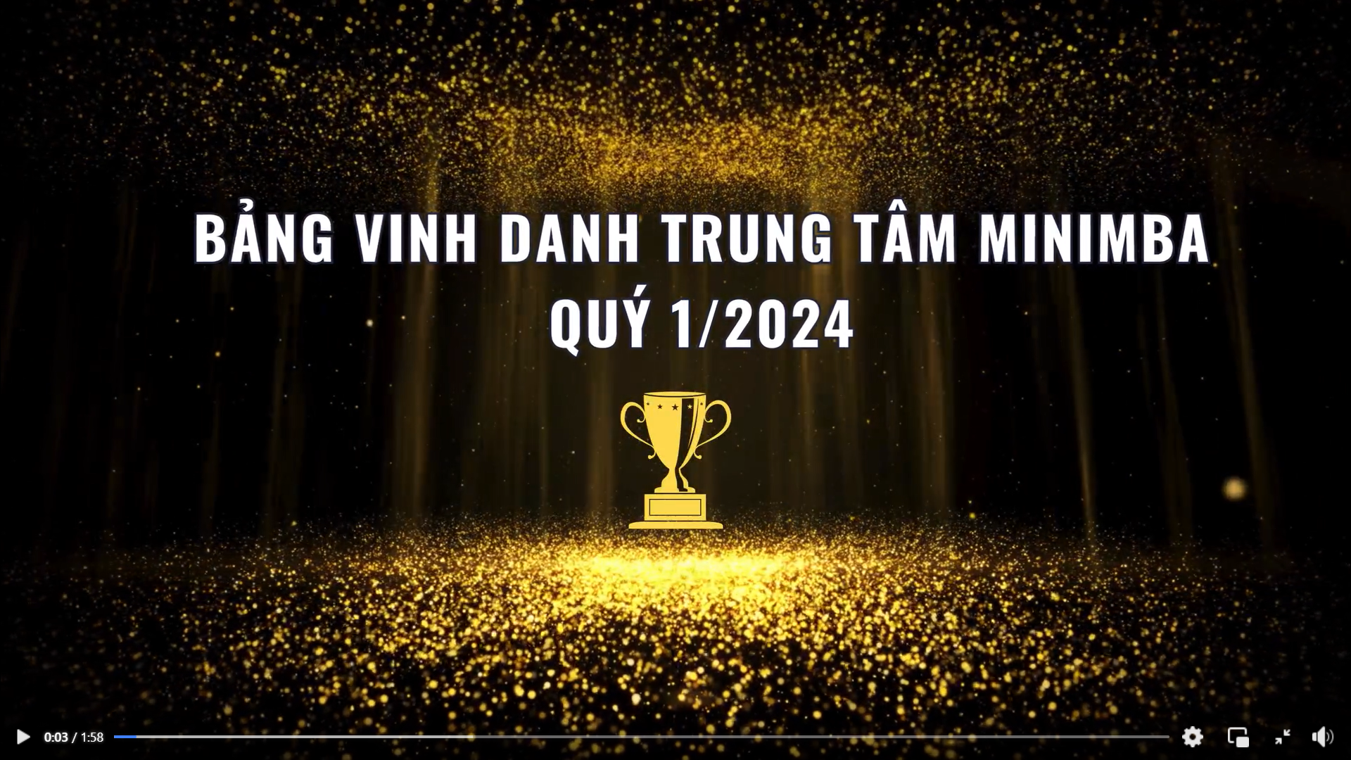 Ấn tượng với Bảng vinh danh “khủng” Quí 1/2024 của Trung tâm MiniMBA.
