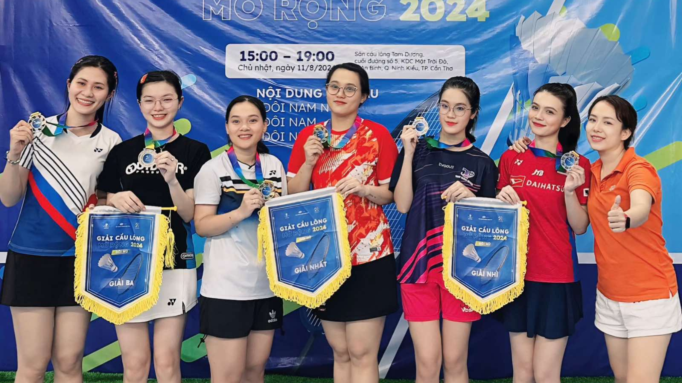 FSB Cần Thơ Đạt Giải Nhì Giải Cầu Lông FE Mở Rộng 2024