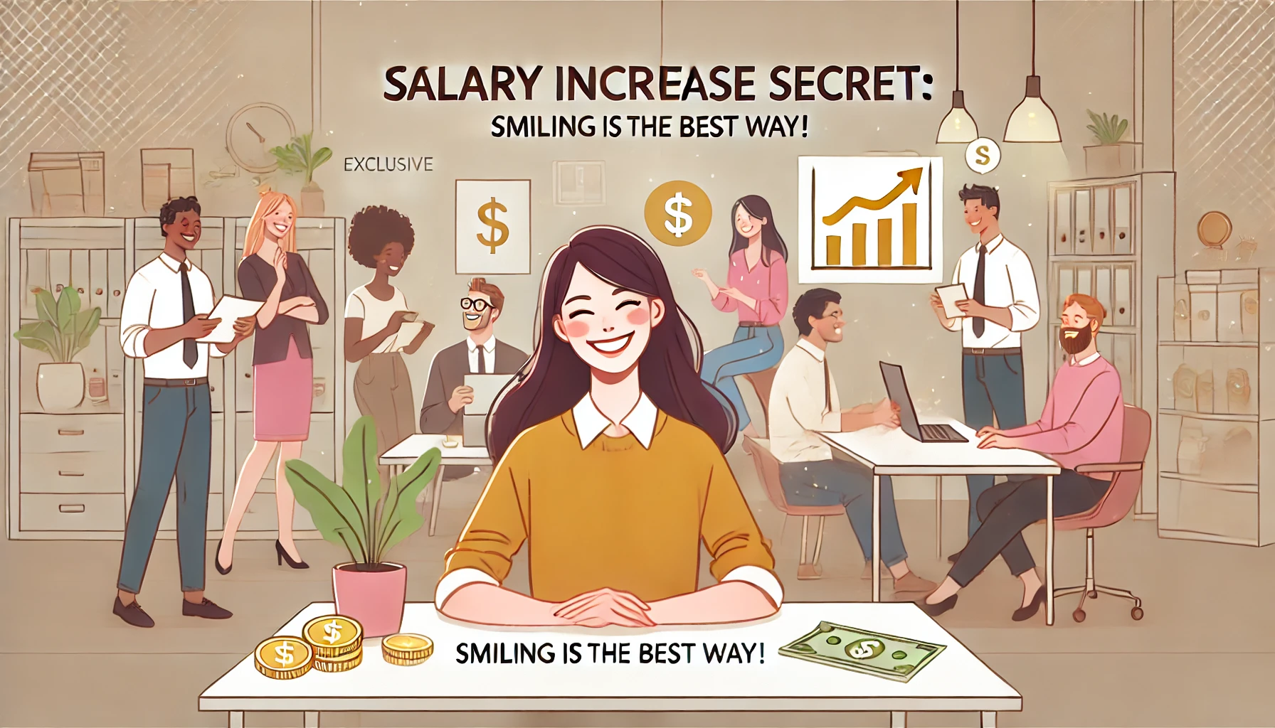 Bí Kíp “Lên Lương” Độc Quyền: Cười Là Cách Tốt Nhất!