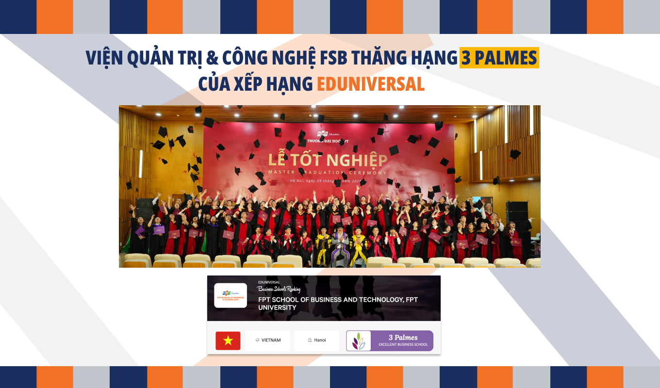 FSB thăng hạng 3 Palmes của Eduniversal: Khẳng định chất lượng giáo dục đẳng cấp quốc tế