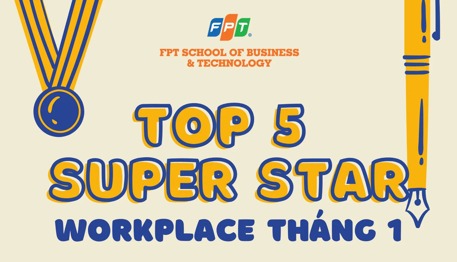 Top 5 Super Star tương tác Workplace tháng 01/2025