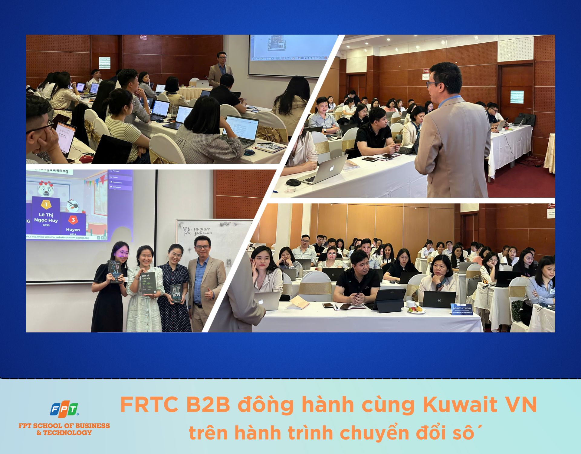 FRTC B2B đồng hành cùng Kuwait VN trên hành trình chuyển đổi số