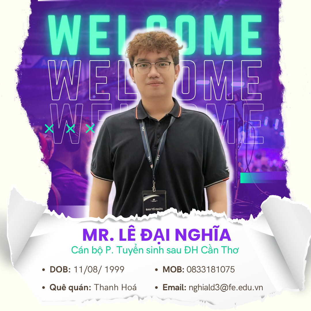 Welcome 2 soái ca Tuyển sinh về với gia đình FSB!