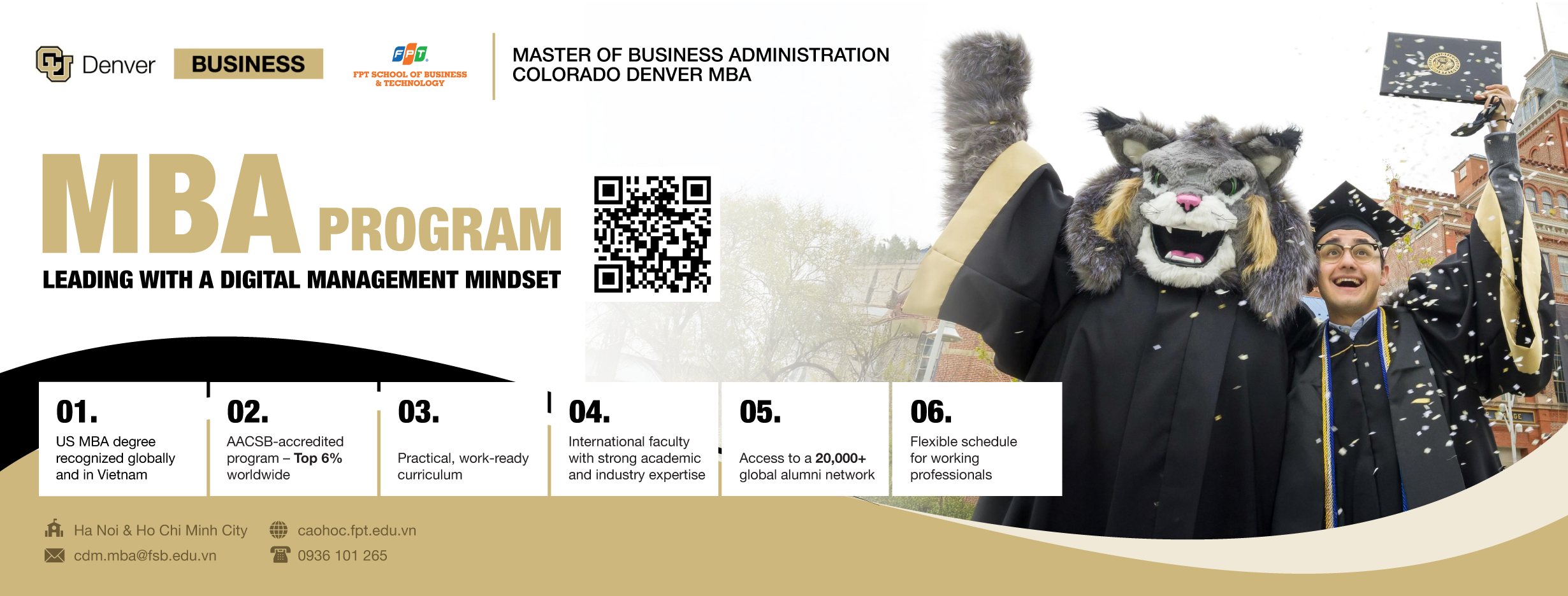 FSB ra mắt MBA Chuẩn Mỹ – Colorado Denver, Hoa Kỳ