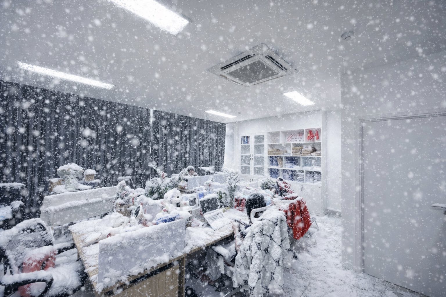 FSB Cần Thơ đón “mùa đông giữa lòng miền Tây” – tuyết đã rơi trong văn phòng!