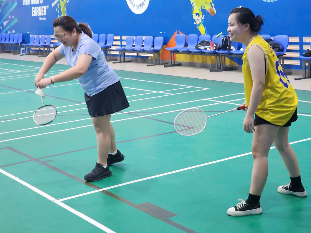 Có mồ hôi, có tiếng cười và có đồng đội!