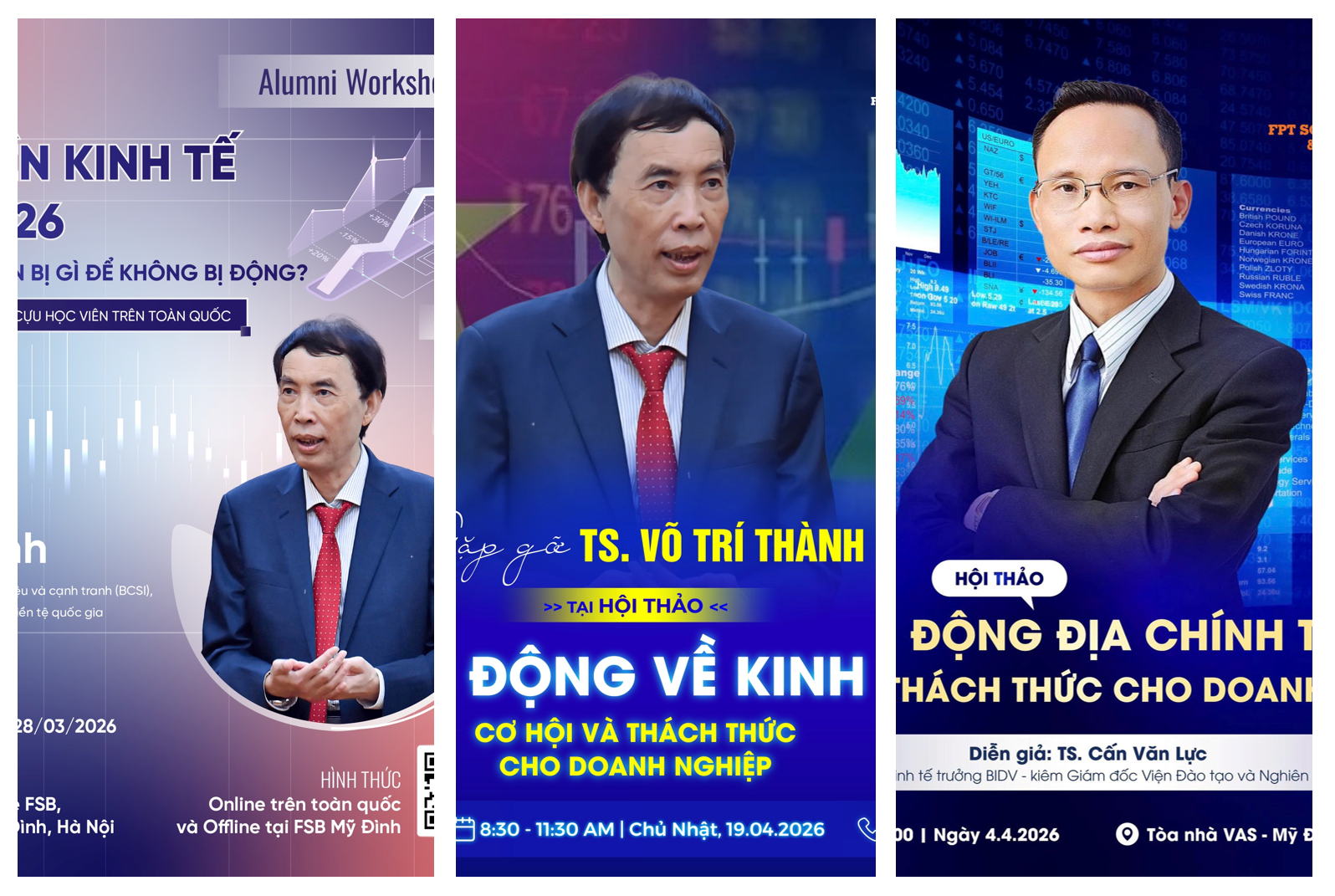 FSB “náo nhiệt” với chuỗi các Hội thảo về Kinh tế cực kỳ hấp dẫn.