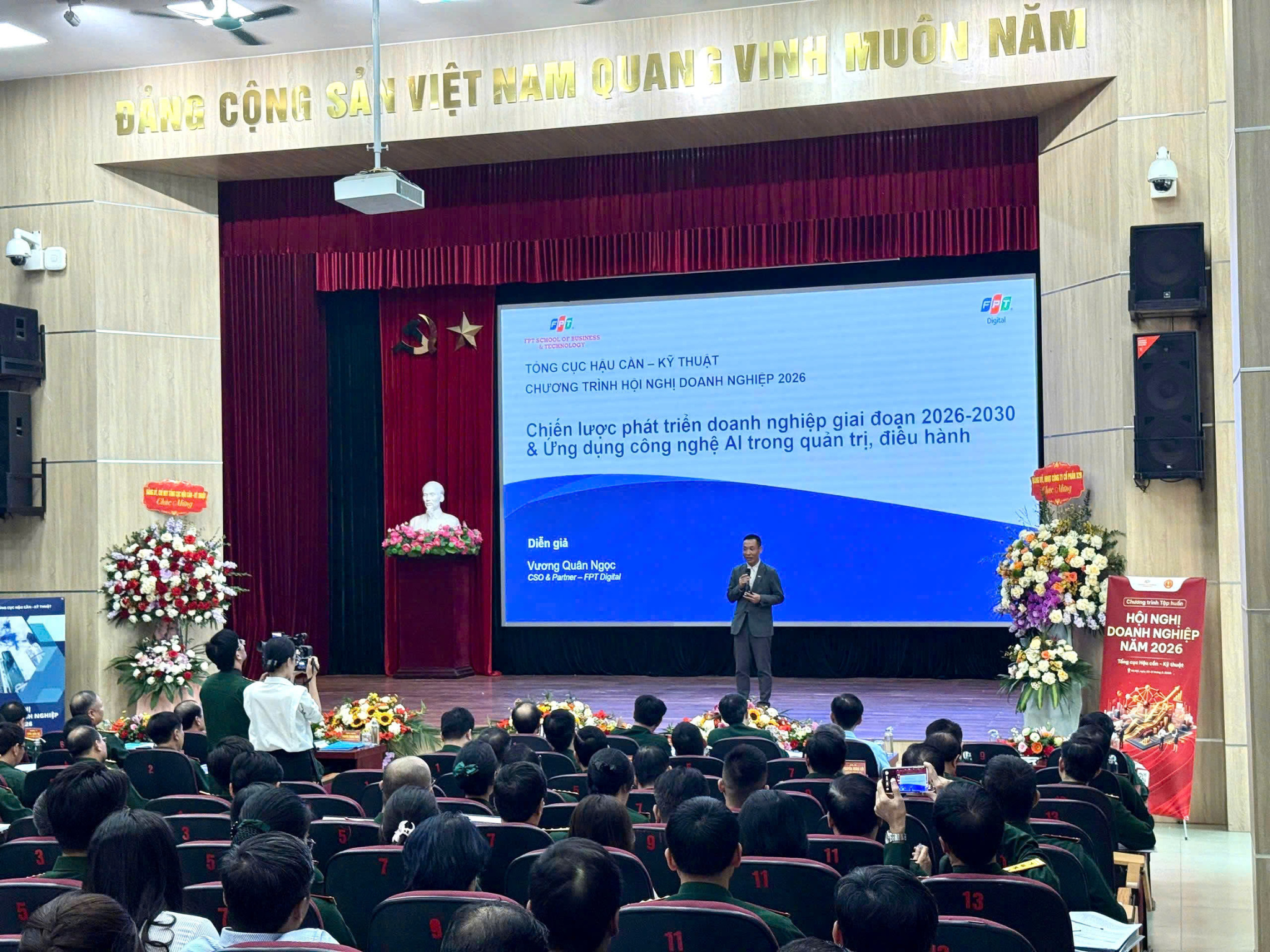 Ngay lúc này, B2B đang triển khai chương trình tập huấn tại Tổng cục Hậu cần – Kỹ thuật TW