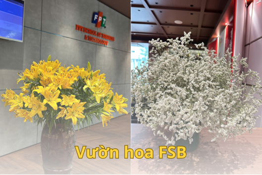 Ngát hương hoa cả một không gian FSB Mỹ Đình