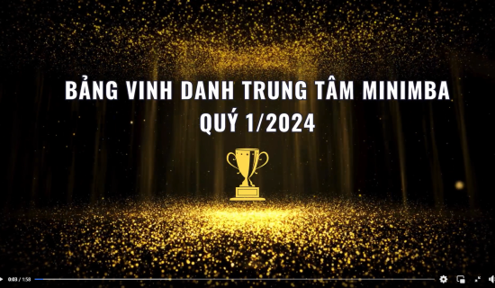 Ấn tượng với Bảng vinh danh “khủng” Quí 1/2024 của Trung tâm MiniMBA.