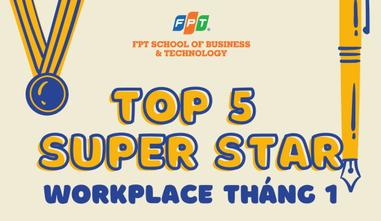 Top 5 Super Star tương tác Workplace tháng 01/2025