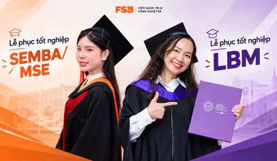 “Unbox” bộ lễ phục tốt nghiệp các tân thạc sĩ FSB sẽ như thế nào?