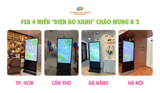 FSB 4 miền “diện áo xanh” chào mừng 8/3