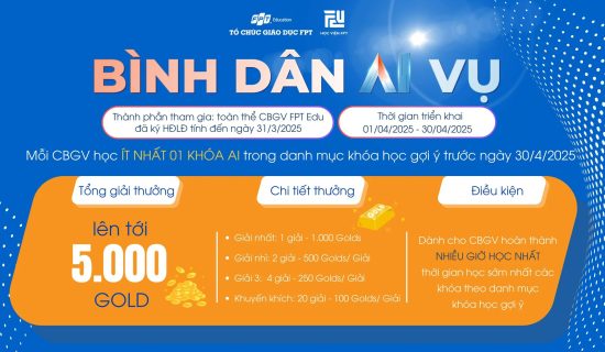 Những cán bộ FSB đầu tiên hoàn thành Khóa AI trong chiến dịch toàn FPT “AI hóa toàn dân”