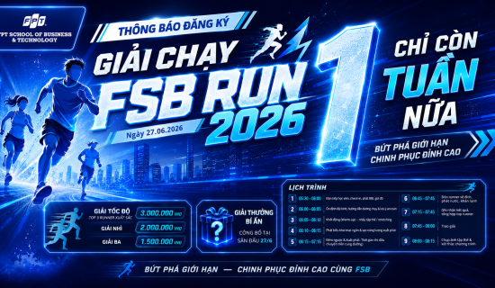 Chỉ còn 1 tuần nữa đến FSB Run 2026!