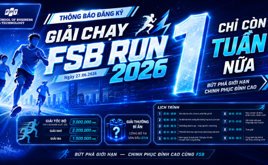 Chỉ còn 1 tuần nữa đến FSB Run 2026!