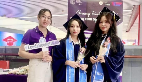 Chương trình Thạc sỹ Leeds Beckett MBA tại Lễ tốt nghiệp Đại học Quốc tế Hồng Bàng