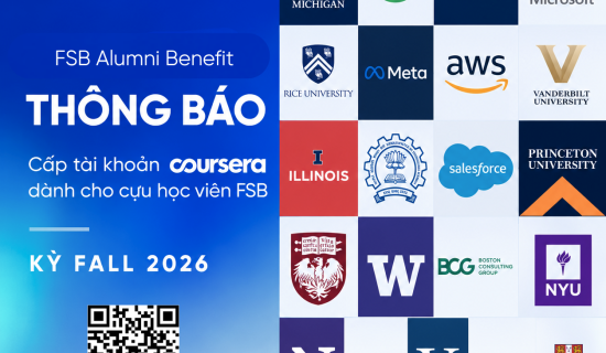 Phòng Alumni tặng 50 tài khoản Coursera miễn phí cho CBGV FSB