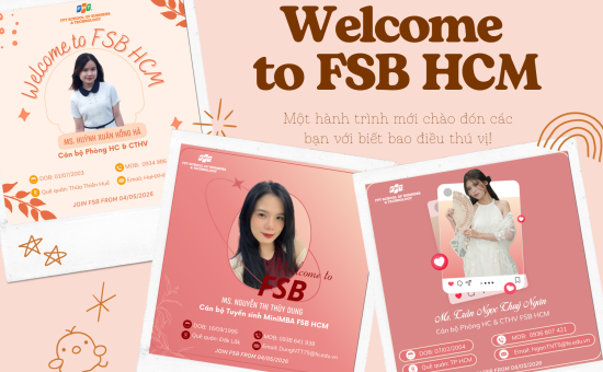 FSB HCM chào đón những mảnh ghép mới đầy sắc màu