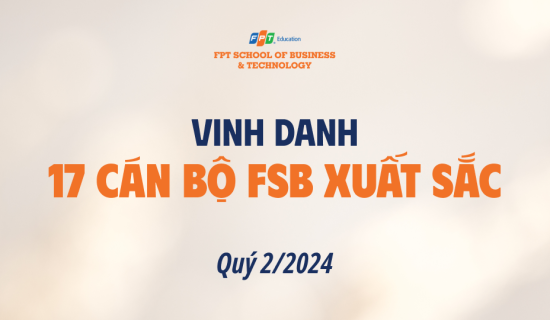 Vinh danh cán bộ FSB xuất sắc Quý 2/2024