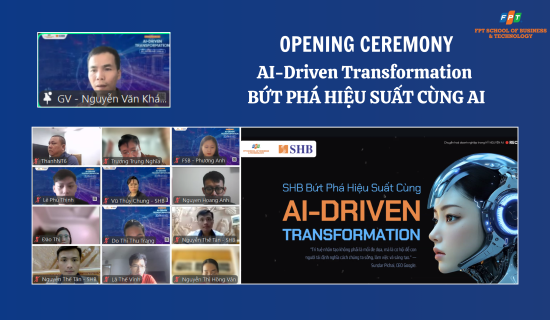 Chúc mừng FRTC B2B khai giảng Lớp học mới dành cho SHB!