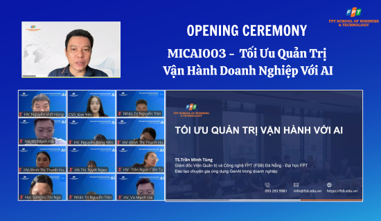 🚀 OPENING CEREMONY: MICAI003 – Tối Ưu Quản Trị Vận Hành Doanh Nghiệp Với AI 🚀
