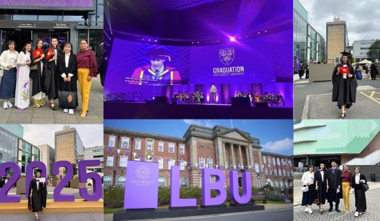 Tự hào cùng các Tân Thạc sĩ LBM tại lễ tốt nghiệp Leeds Beckett University – UK