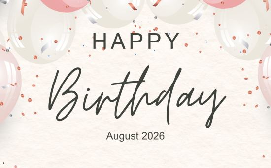 HAPPY BIRTHDAY – Những “người truyền lửa” tháng 8