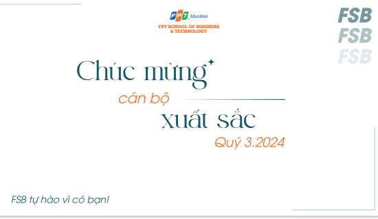 Những ngôi sao sáng được vinh danh Quý 3/2024