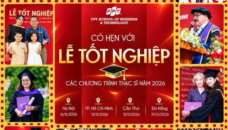 Lễ tốt nghiệp thạc sỹ toàn quốc năm 2026 chính thức triển khai