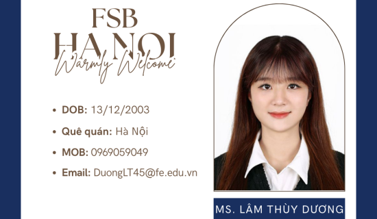 Welcome nhân sự mới P. PR HO – Lâm Thùy Dương