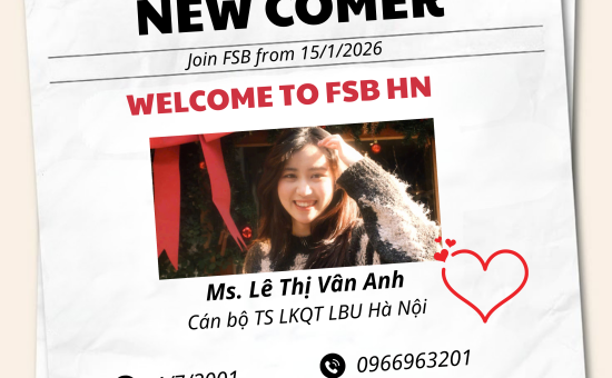 Welcome thành viên mới TS LKQT LBU HN