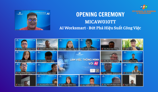 FRTC B2C: Khai giảng khóa học MICAW10TT