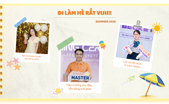 ĐI LÀM HÈ RẤT VUII!!