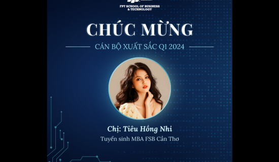 [Top13Q1.2024] Tiêu Hồng Nhi: Nỗ lực mỗi ngày để trở thành một mảnh ghép nhỏ tại FSB