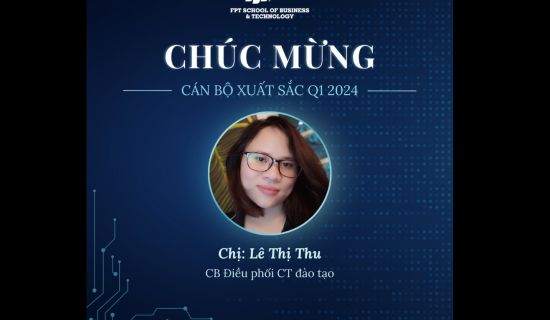 [Top13 Q1.2024] Lê Thị Thu : Người miệt mài chinh phục đam mê