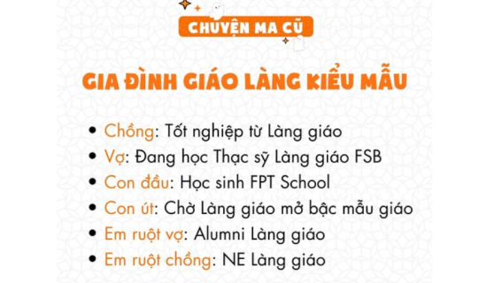 Gia đình Giáo làng FPT kiểu mẫu