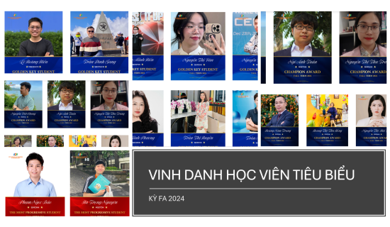 FSB vinh danh những học viên xuất sắc kỳ Fall 2024