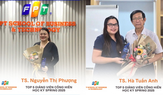 FSB HCM chúc mừng Giảng viên Cống hiến kỳ Spring 2025