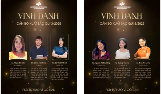 FSB vinh danh 15 gương mặt xuất sắc Quý 3 2025