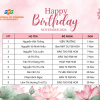 Tháng 11 gõ cửa, chào đón sinh nhật của những “người đặc biệt”!