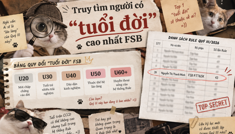 Báo cáo rule Quý III – Ai là người có “tuổi đời” cao nhất FSB?