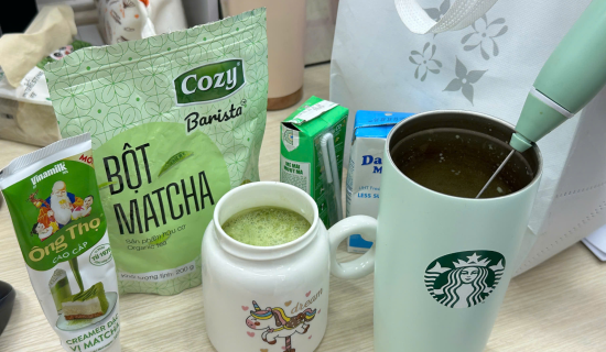 Mở tiệm Matcha … Bà Vân