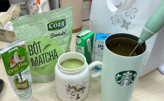 Mở tiệm Matcha … Bà Vân