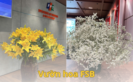 Ngát hương hoa cả một không gian FSB Mỹ Đình