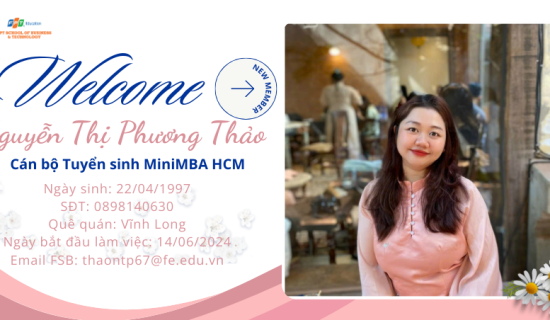 Chào mừng thành viên mới phòng MiniMBA HCM